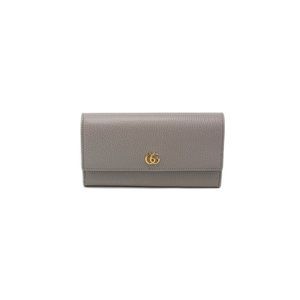 13349 - GG Marmont Leather Continental Wallet Grey 456116